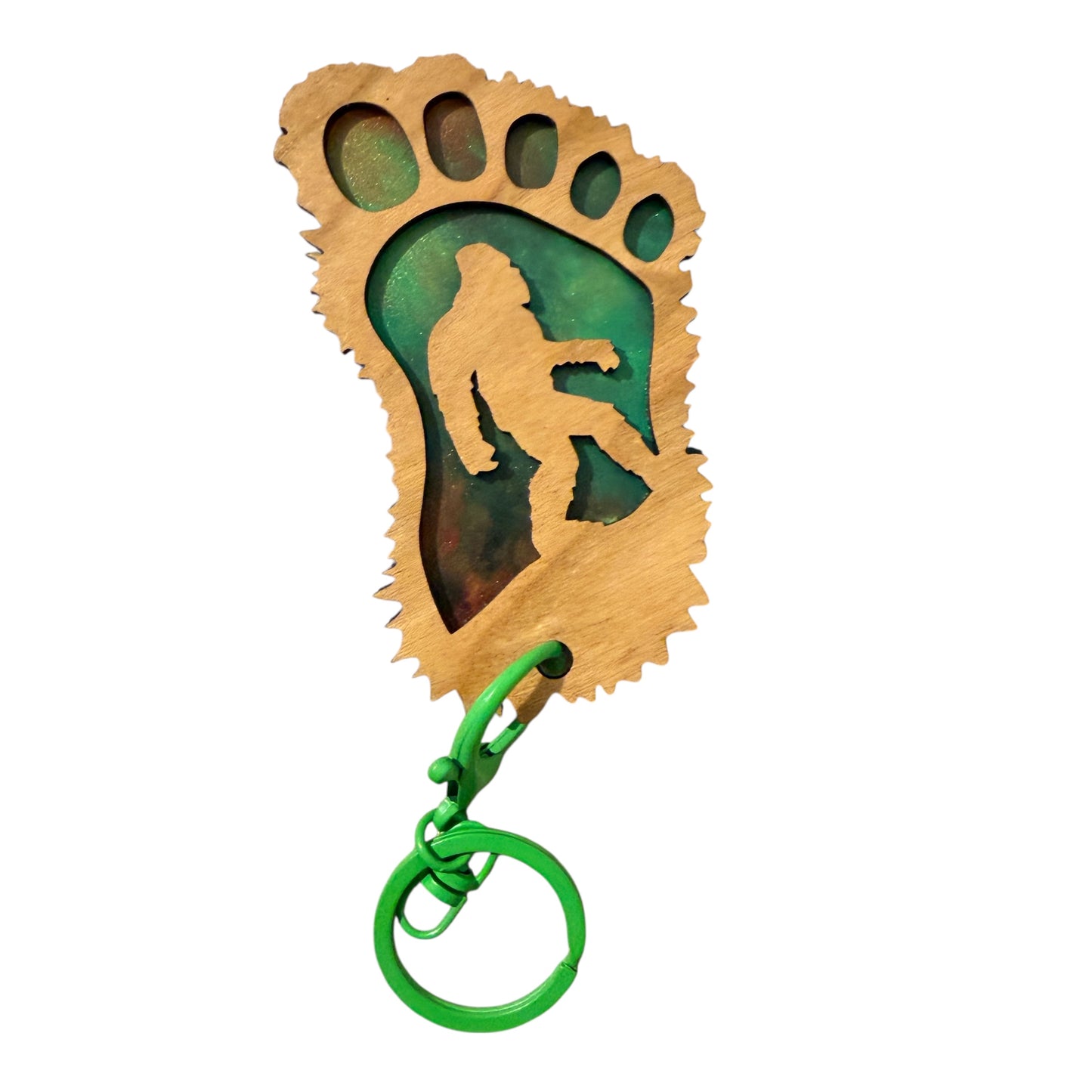 Sasquatch Bigfoot Yeti Keychain