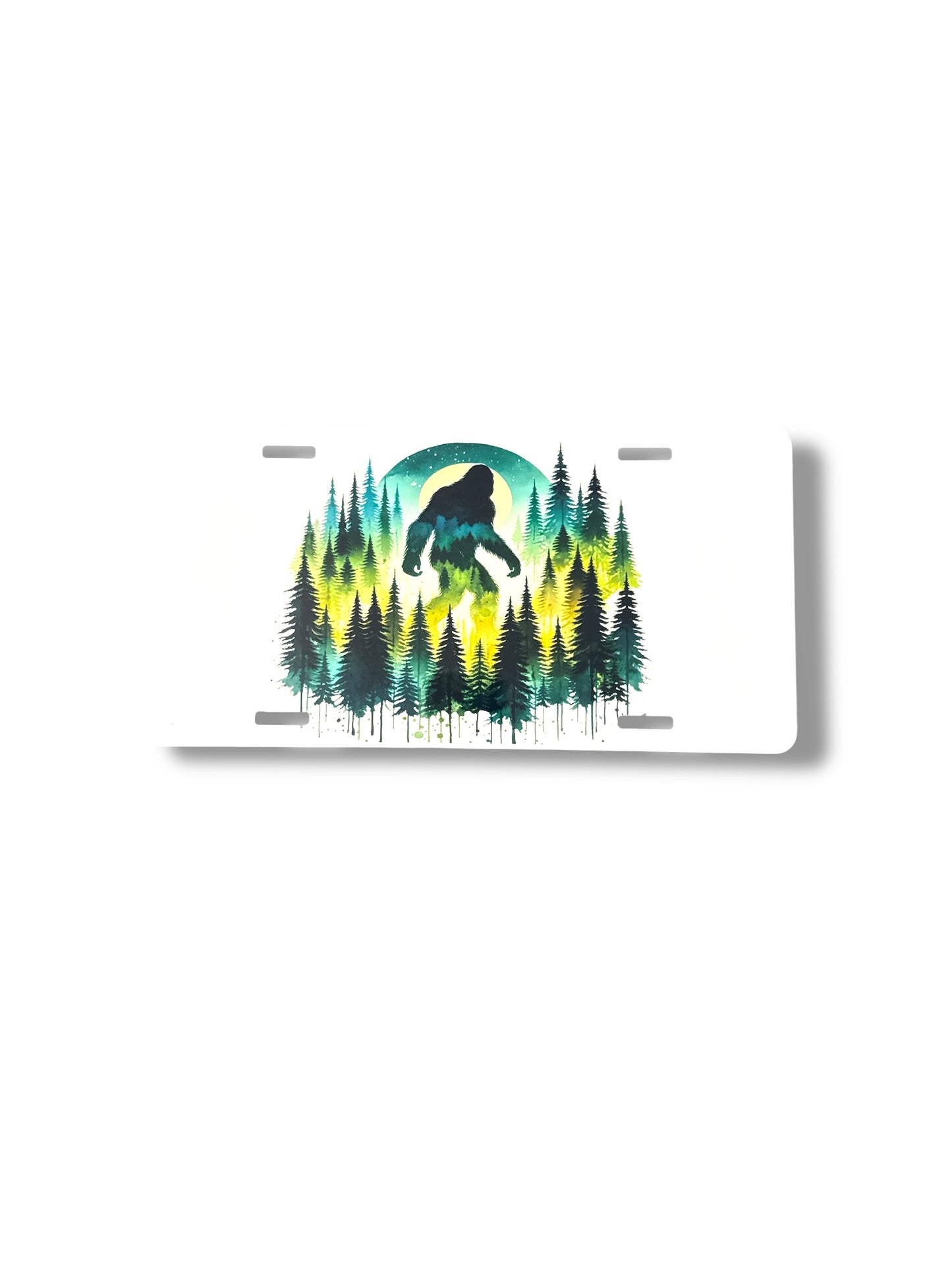 Sasquatch Bigfoot License Plate