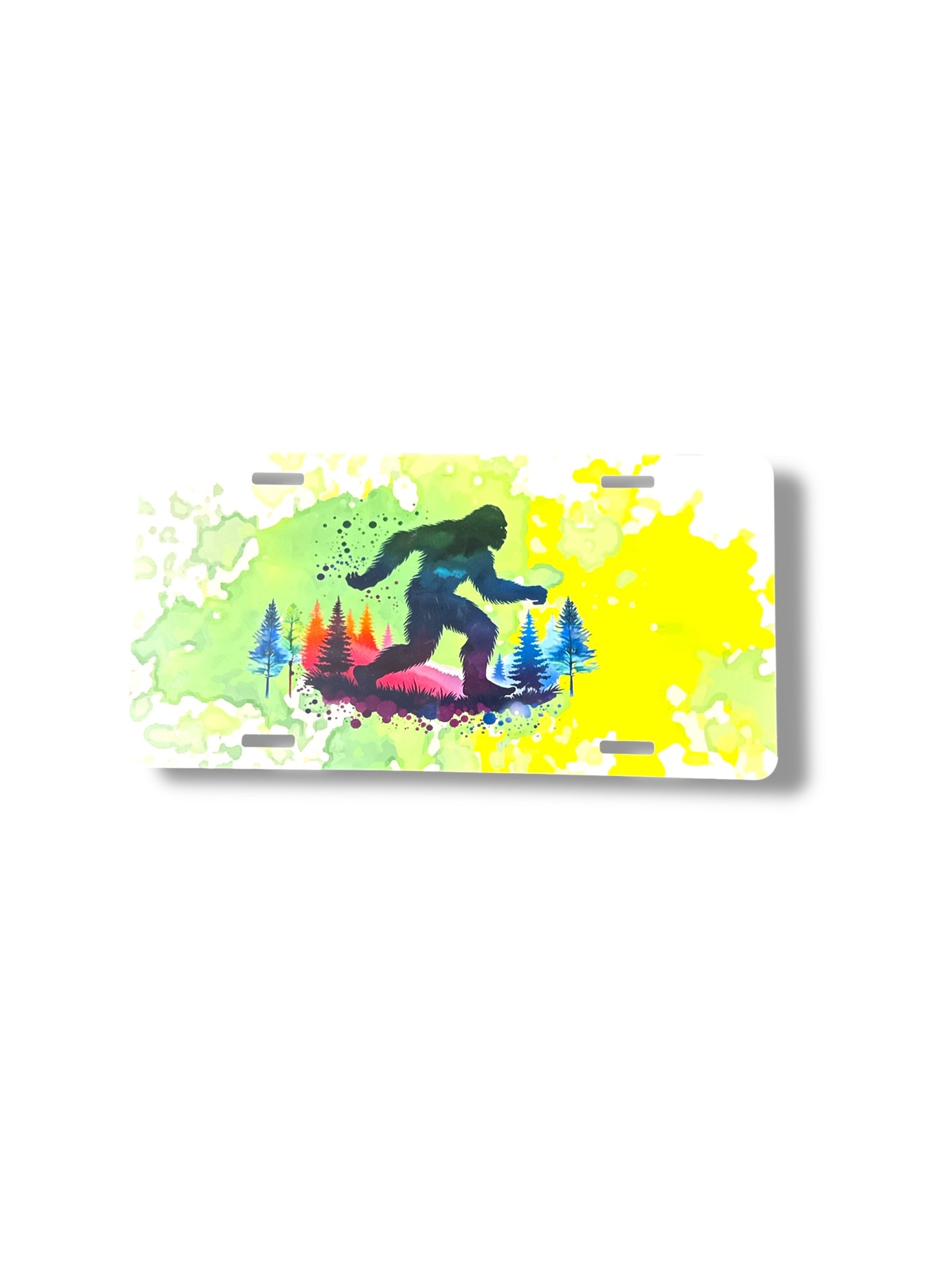 Sasquatch Bigfoot License Plate