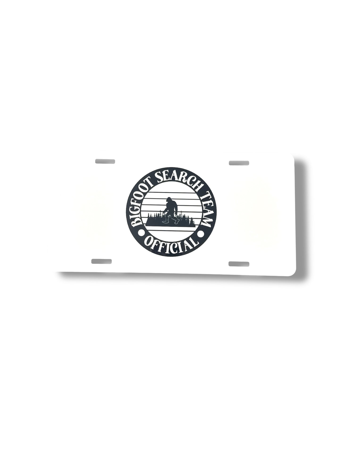 Sasquatch Bigfoot Search Team License Plate