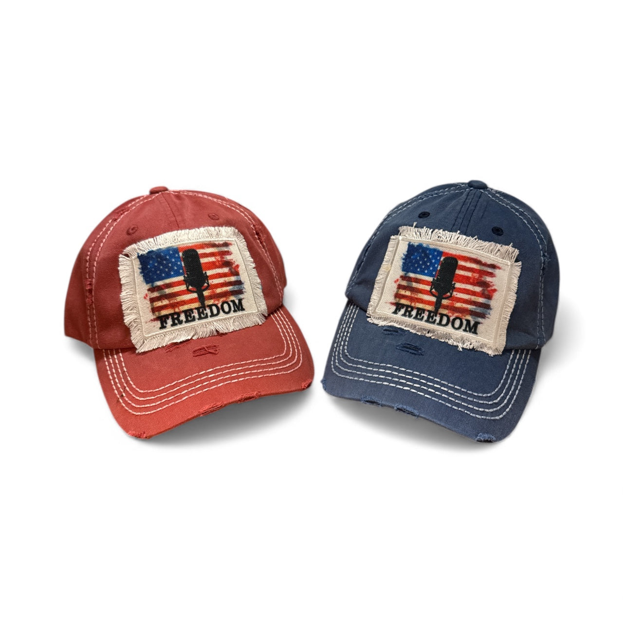 First Amendment Free Speech Hat Freedom Microphone American Flag
