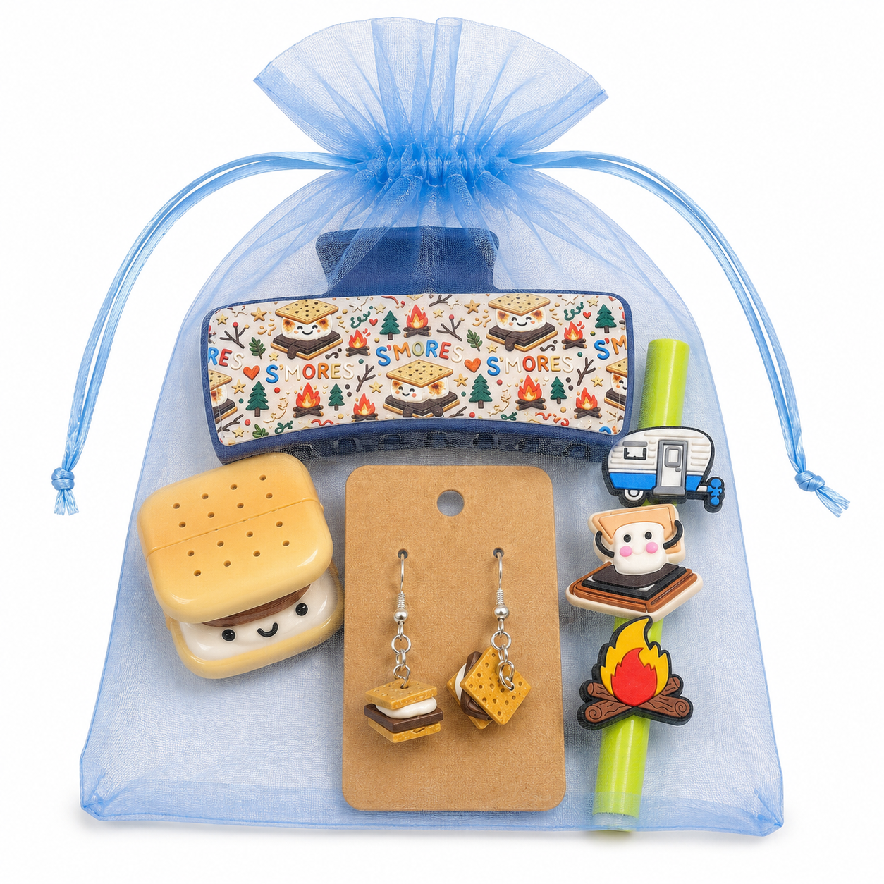 S'mores Hair Clip Set #11