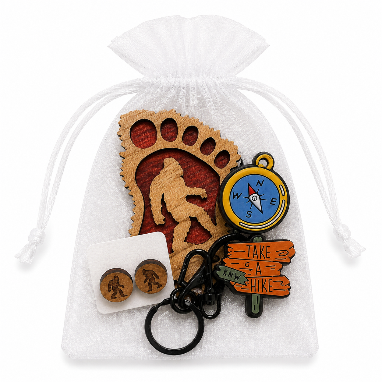 Bigfoot Keychain Set #8