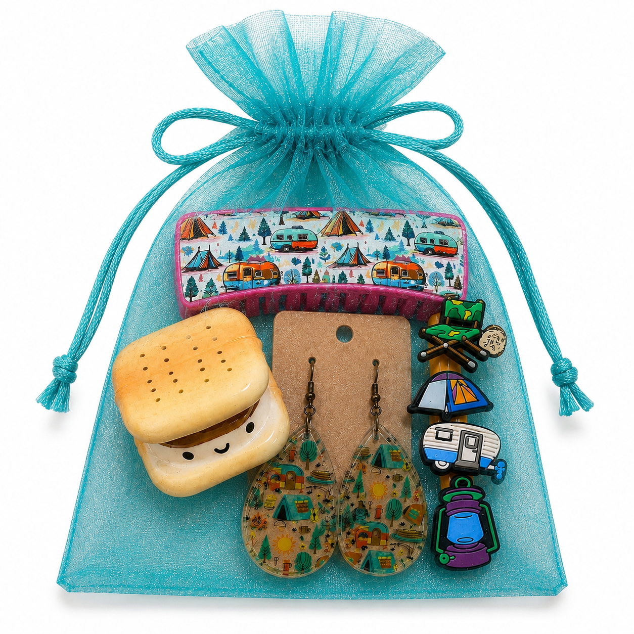 Camping Hair Clip Set #15
