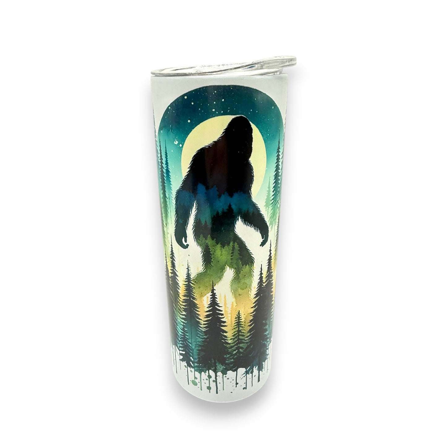 Glow in the Dark Sasquatch, Bigfoot Tumbler 20oz