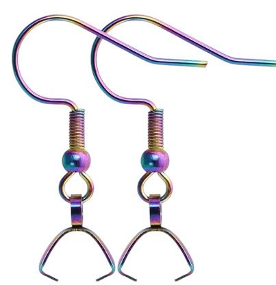 Showgirl Record Album Earrings Orange! Orange Glitter Records Christmas