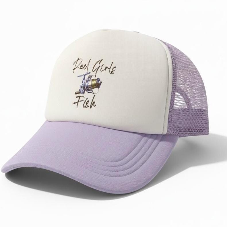 Reel Girls Fish Fishing Camping Trucker Hat