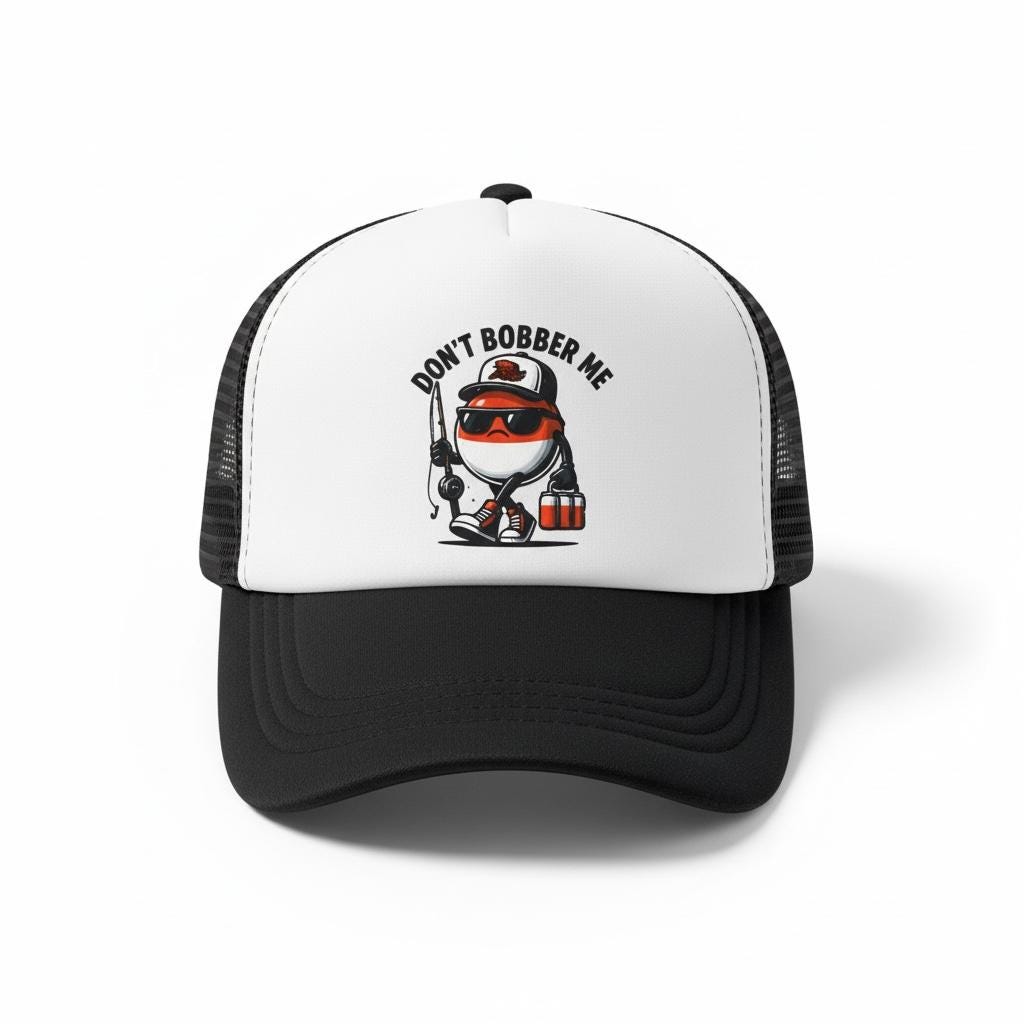 Kids Youth Fishing Don't Bobber Me Trucker Hat