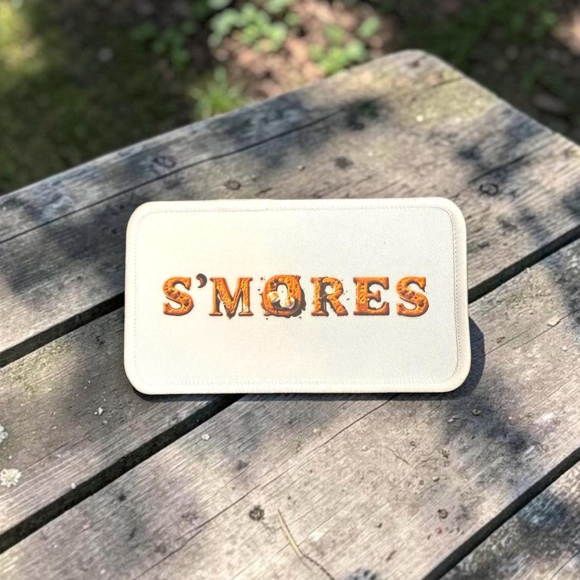 S'mores Patches Iron On Heat Press Hats Jackets Vests Bags