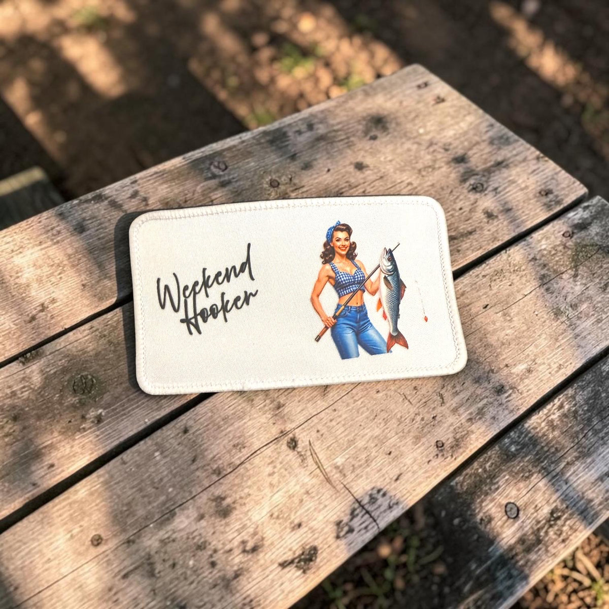 Weekend Hooker Pin Up Housewives Patches Iron On Heat Press Hats Jackets Vests Bags