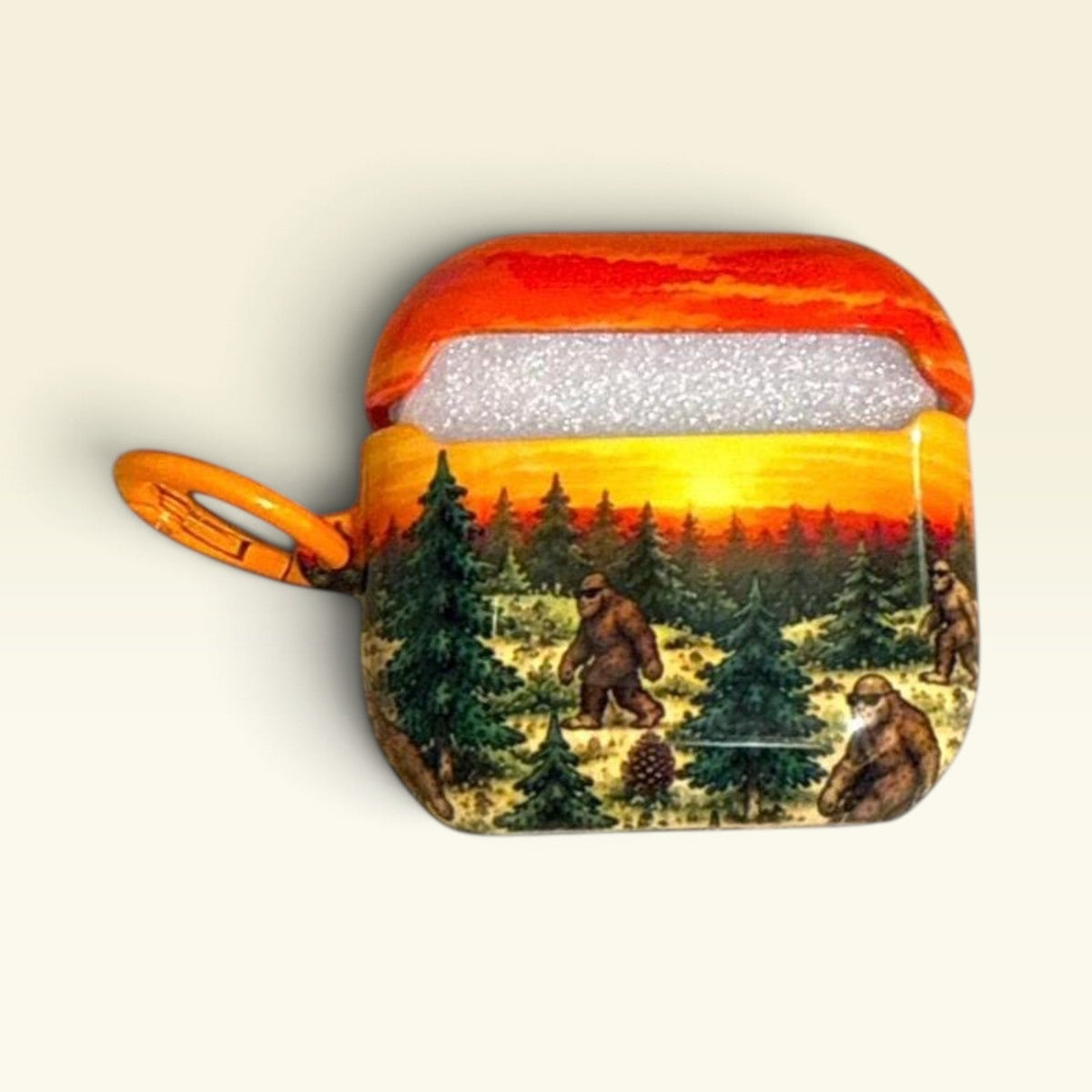 Bigfoot Sunset Airpods Pro 3 4 Cases Skins