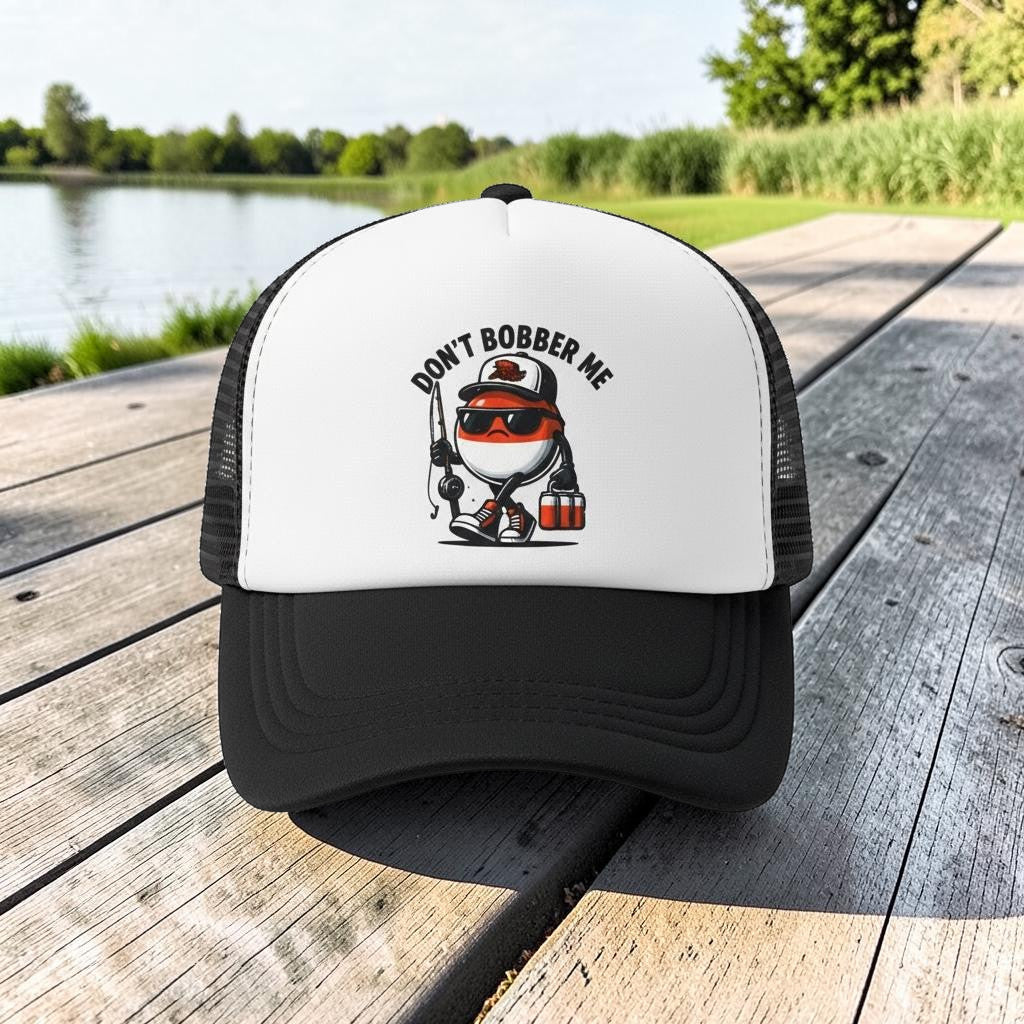 Kids Youth Fishing Don't Bobber Me Trucker Hat
