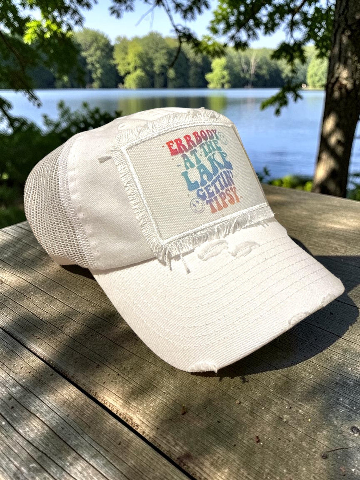 Errbody at the Lake Gettin Tipsy Lake Life Hat Camping Cap