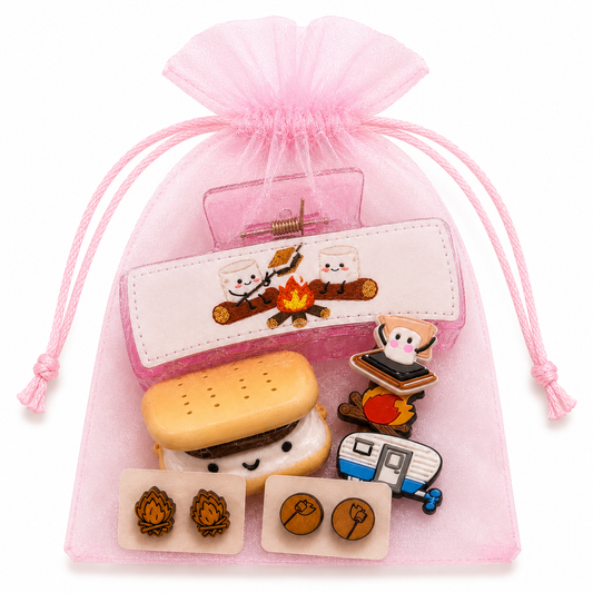 S'mores Hair Clip Set #16