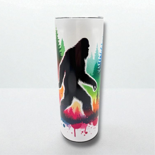 Glow in the Dark Sasquatch, Bigfoot Tumbler 20oz