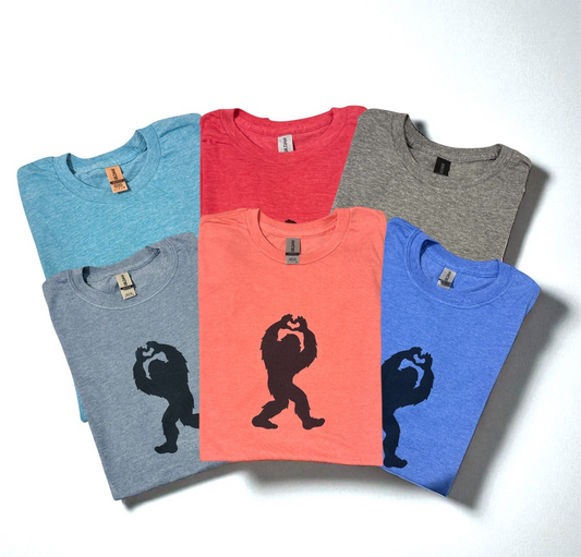 Heart Hands Bigfoot Tee