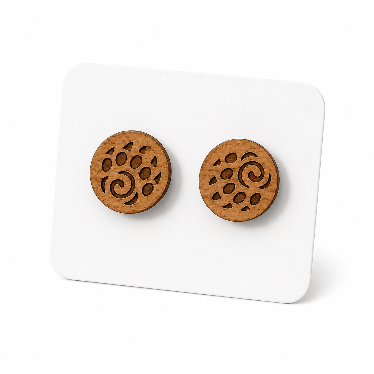 Bear Claw Stud Earrings