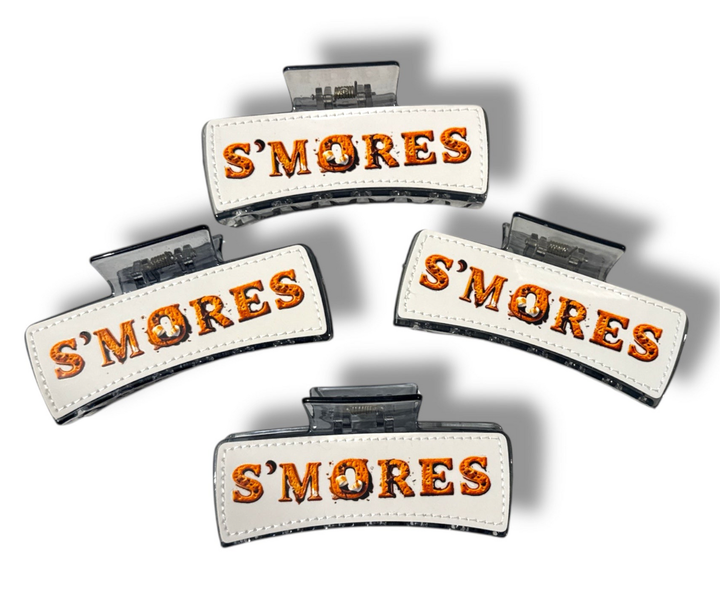 Campfire S'mores Hair Clips