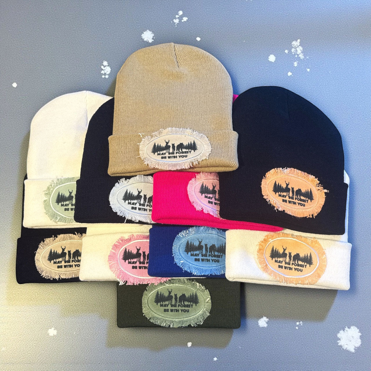 May the Forest Be With You Beanie Hat Toque Cap