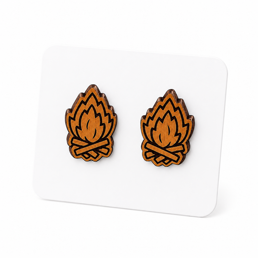 Campfire Stud Earrings