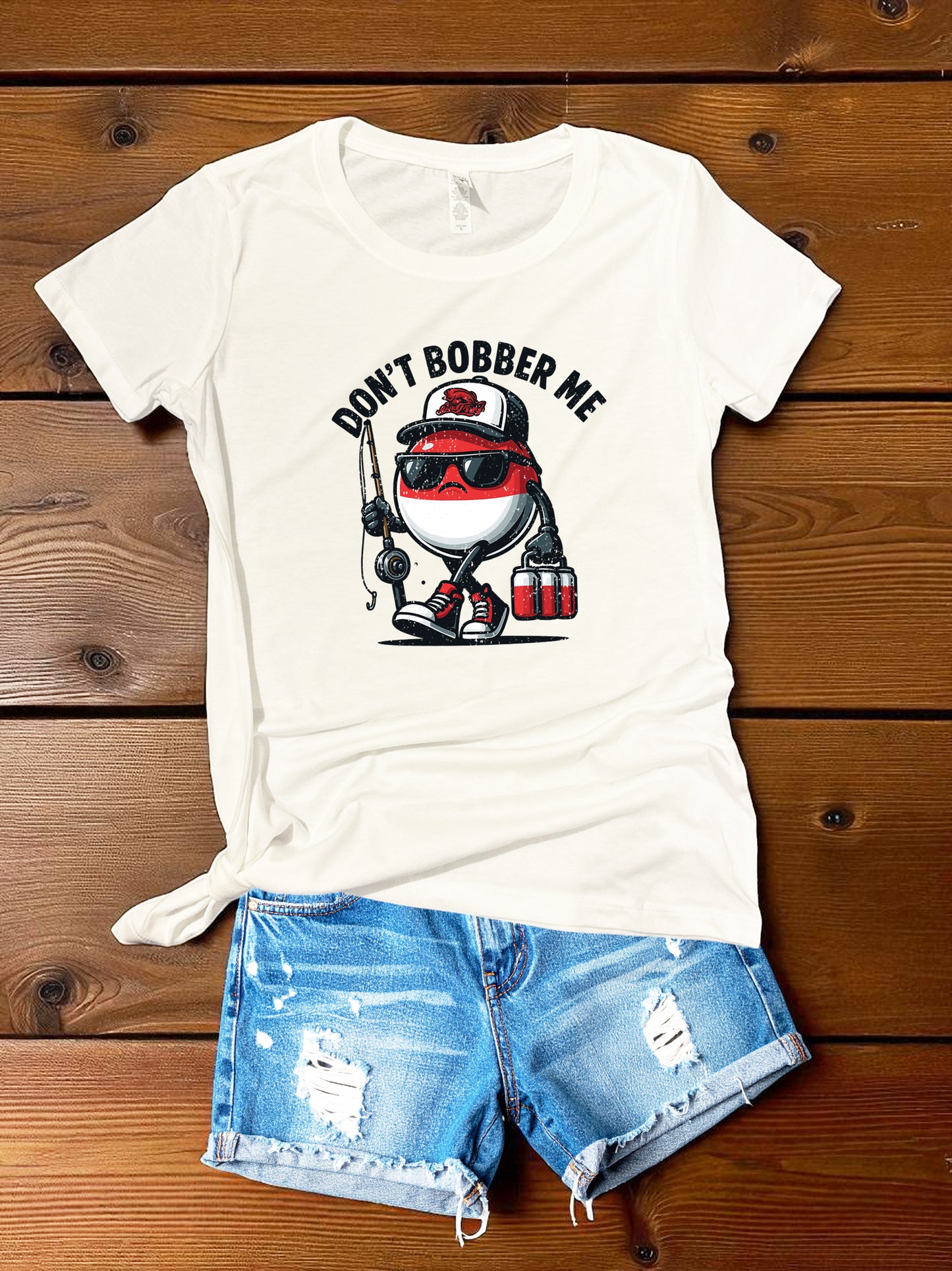 Don't Bobber Me Ladies Fishing Tee