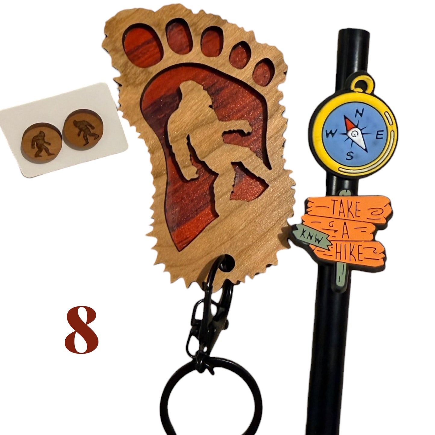 Bigfoot Keychain Set #8