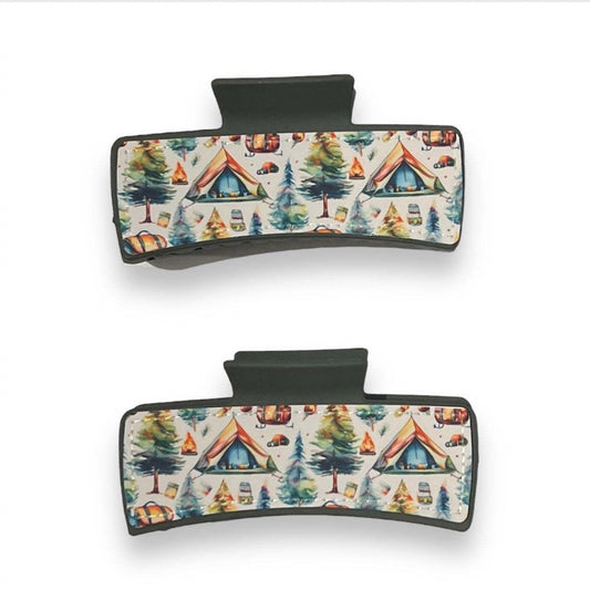 Hair Clips Tent Campground