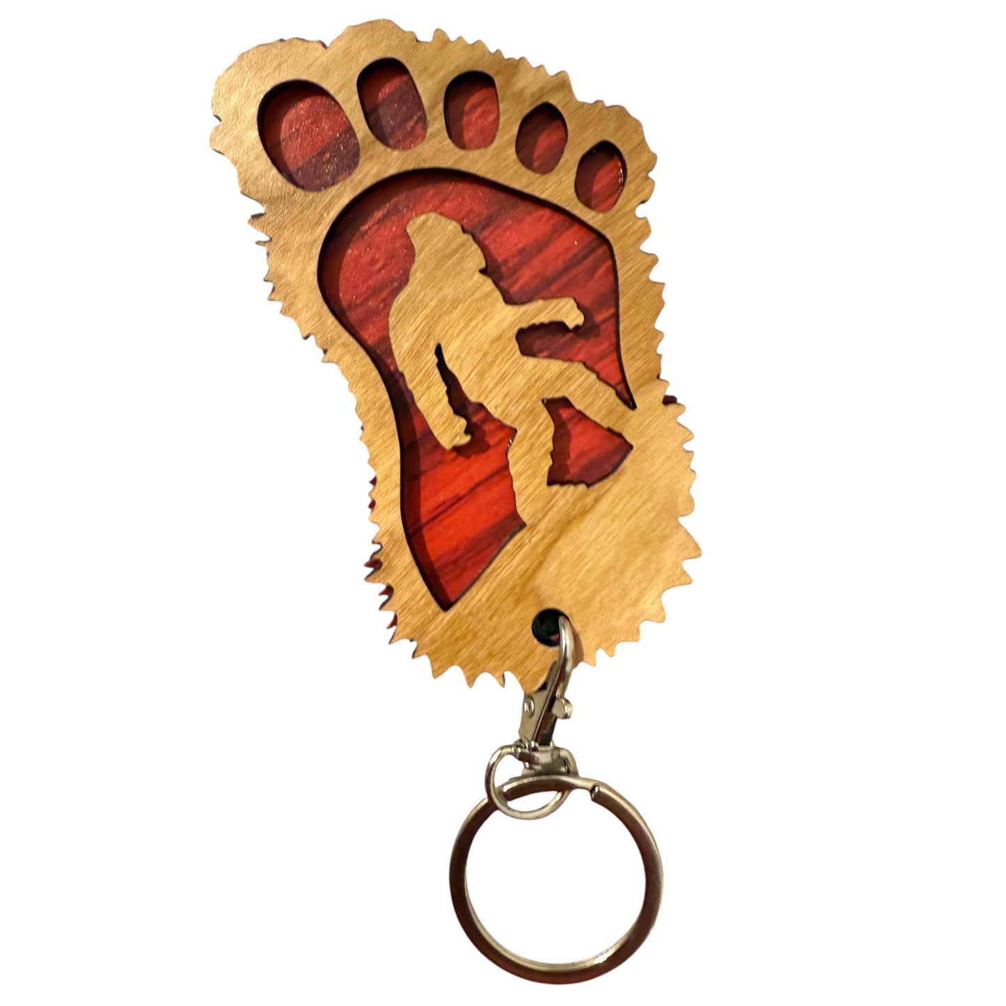 Sasquatch Bigfoot Yeti Keychain