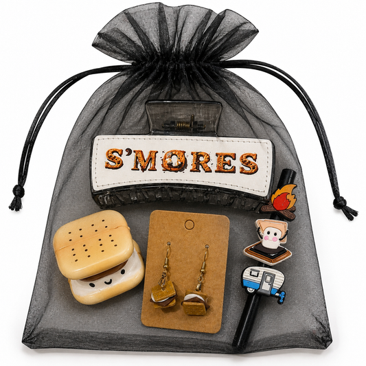 S'mores Hair Clip Set #10