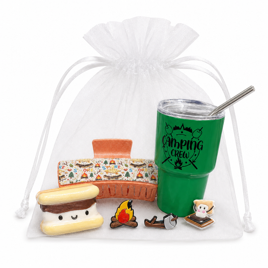 Camping Crew Cup & Hair Clip Set