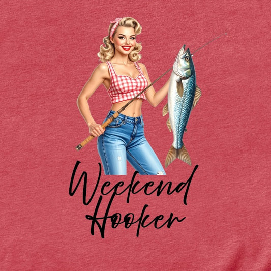 Weekend Hooker Fishing Tee Blonde