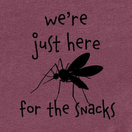 Mosquito Here for the Snacks Tee