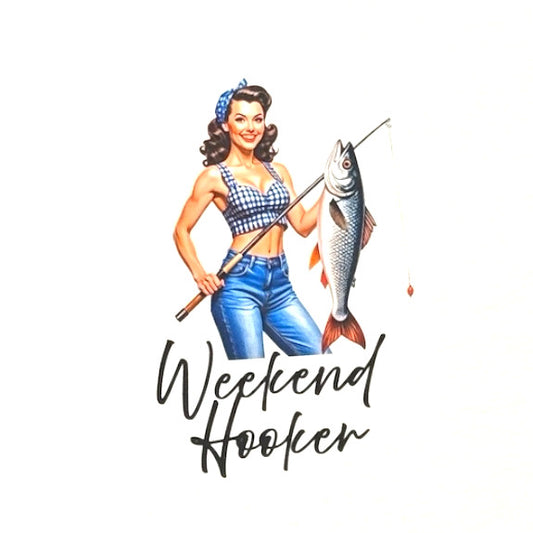 Weekend Hooker Ladies Fishing Tee