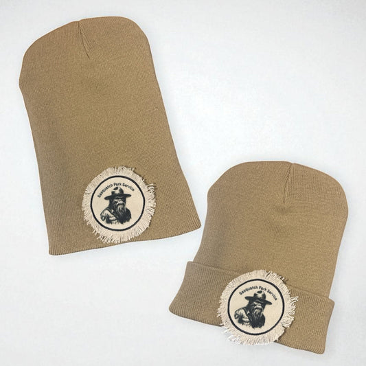 Sasquatch Ranger Khaki Bigfoot Beanie