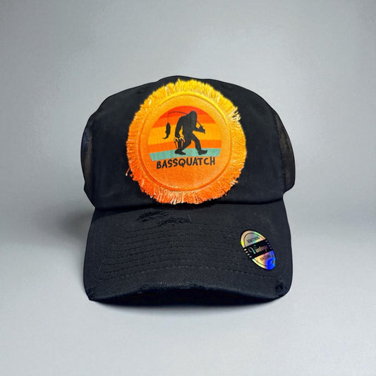 Basssquatch Fishing Bigfoot Sasquatch Hat