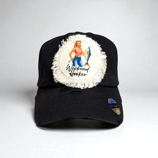 Blonde Weekend Hooker Hat Black