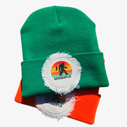 Bigfoot Bassquatch Fishing Beanie