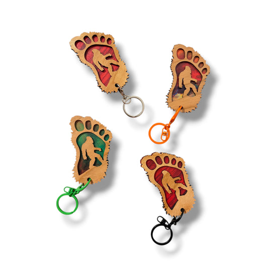 Sasquatch Bigfoot Yeti Keychain