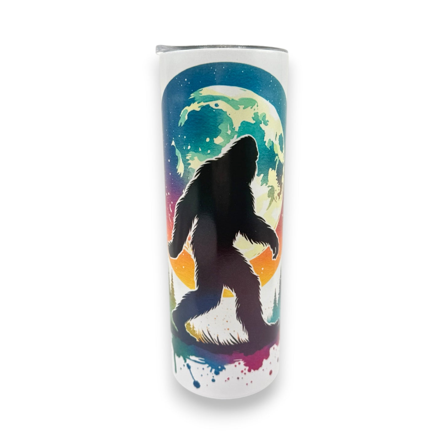 Glow in the Dark Sasquatch, Bigfoot Tumbler 20oz