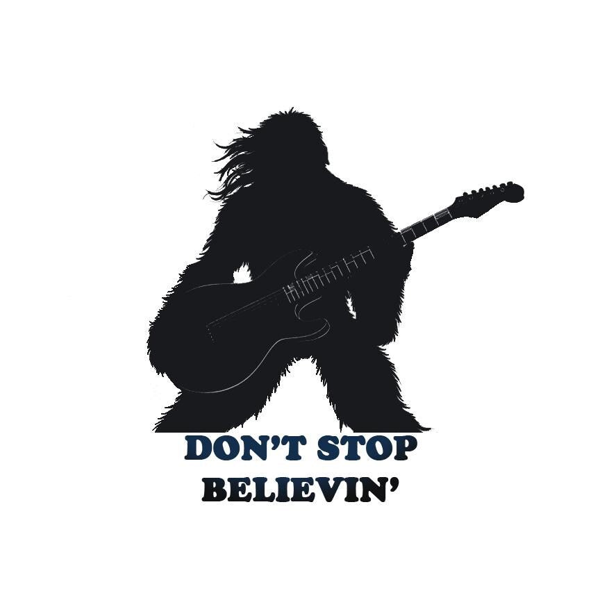 Bigfoot Ladies Don't Stop Believin' Tee