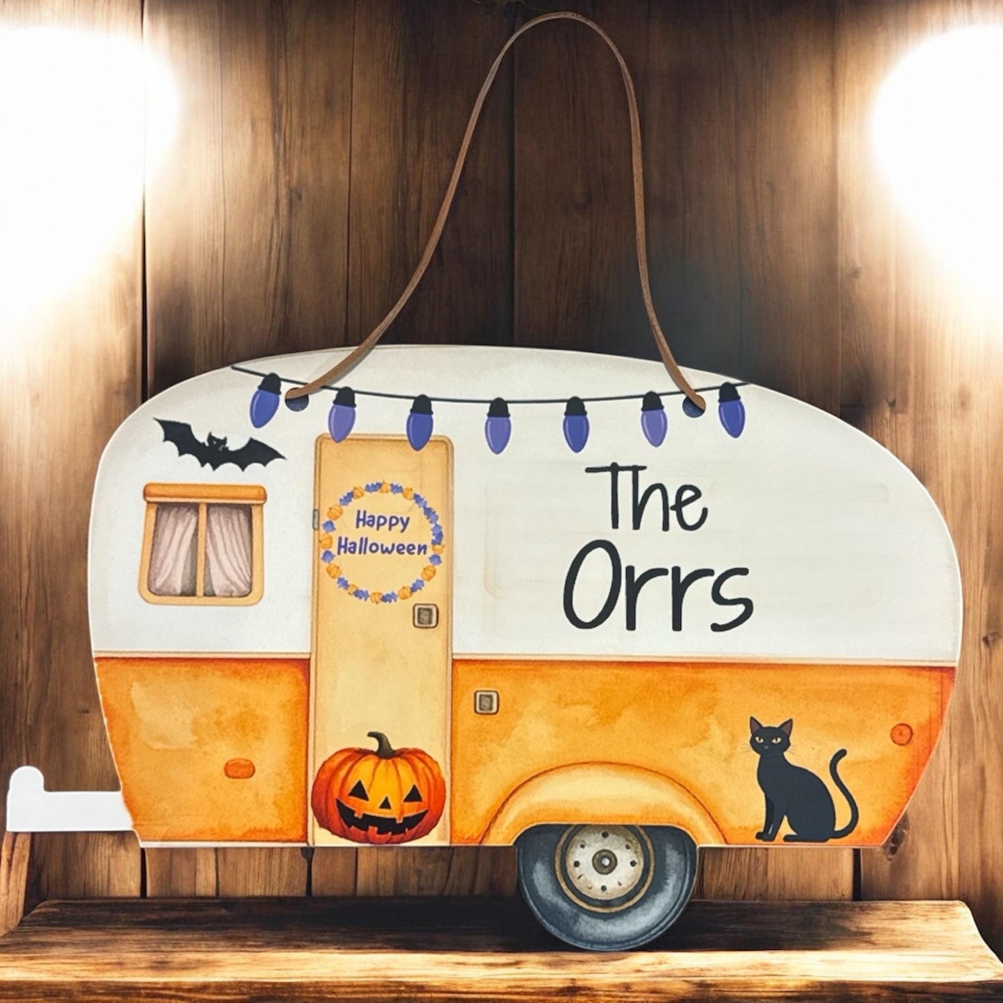 Personalized Halloween Door Hanger (see description)