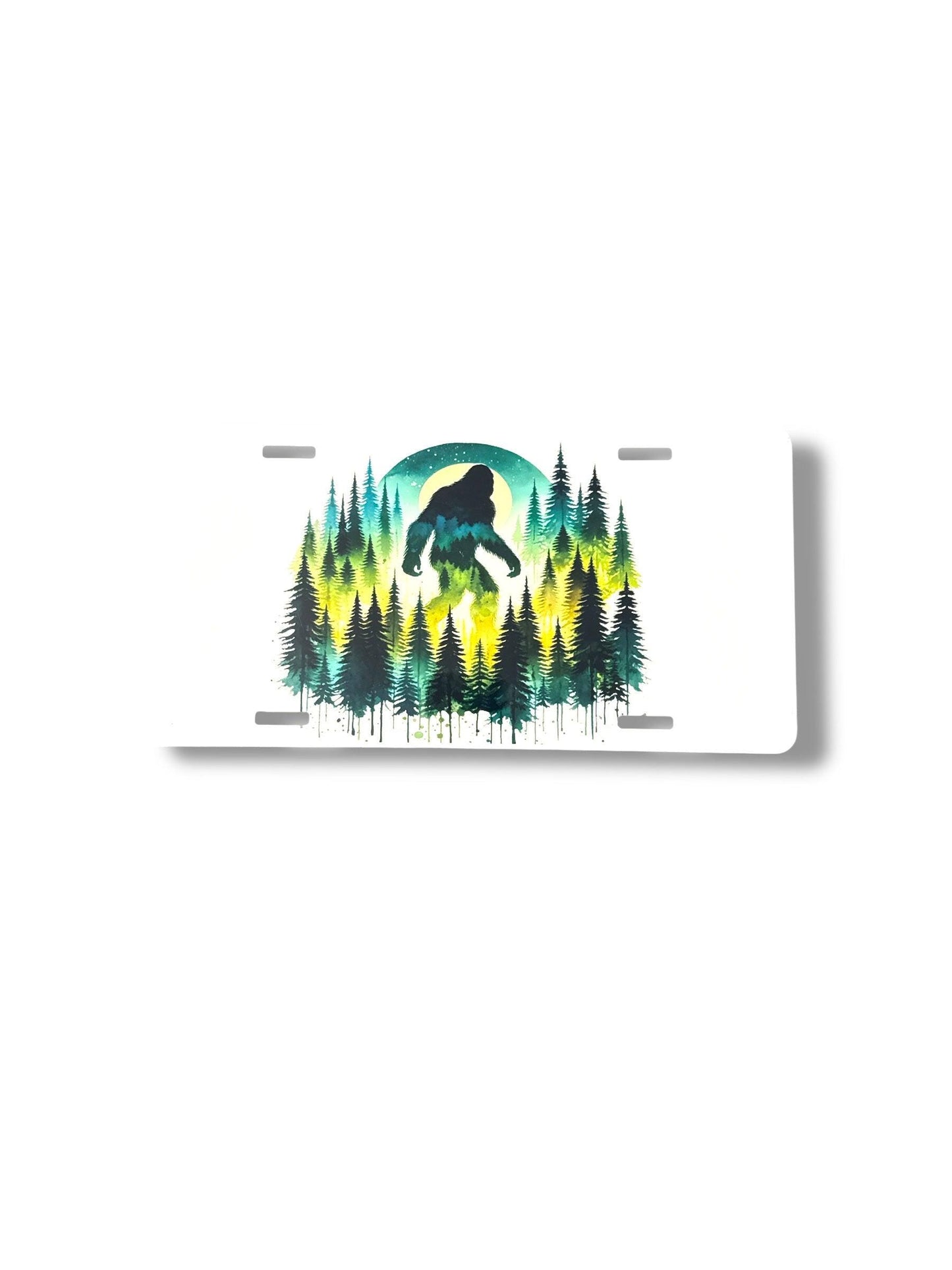 Sasquatch Bigfoot License Plate