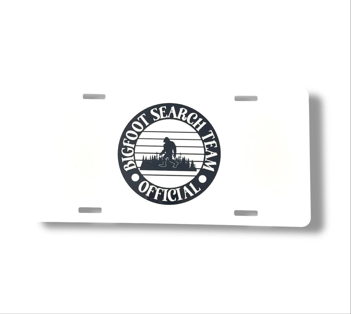 Sasquatch Bigfoot Search Team License Plate
