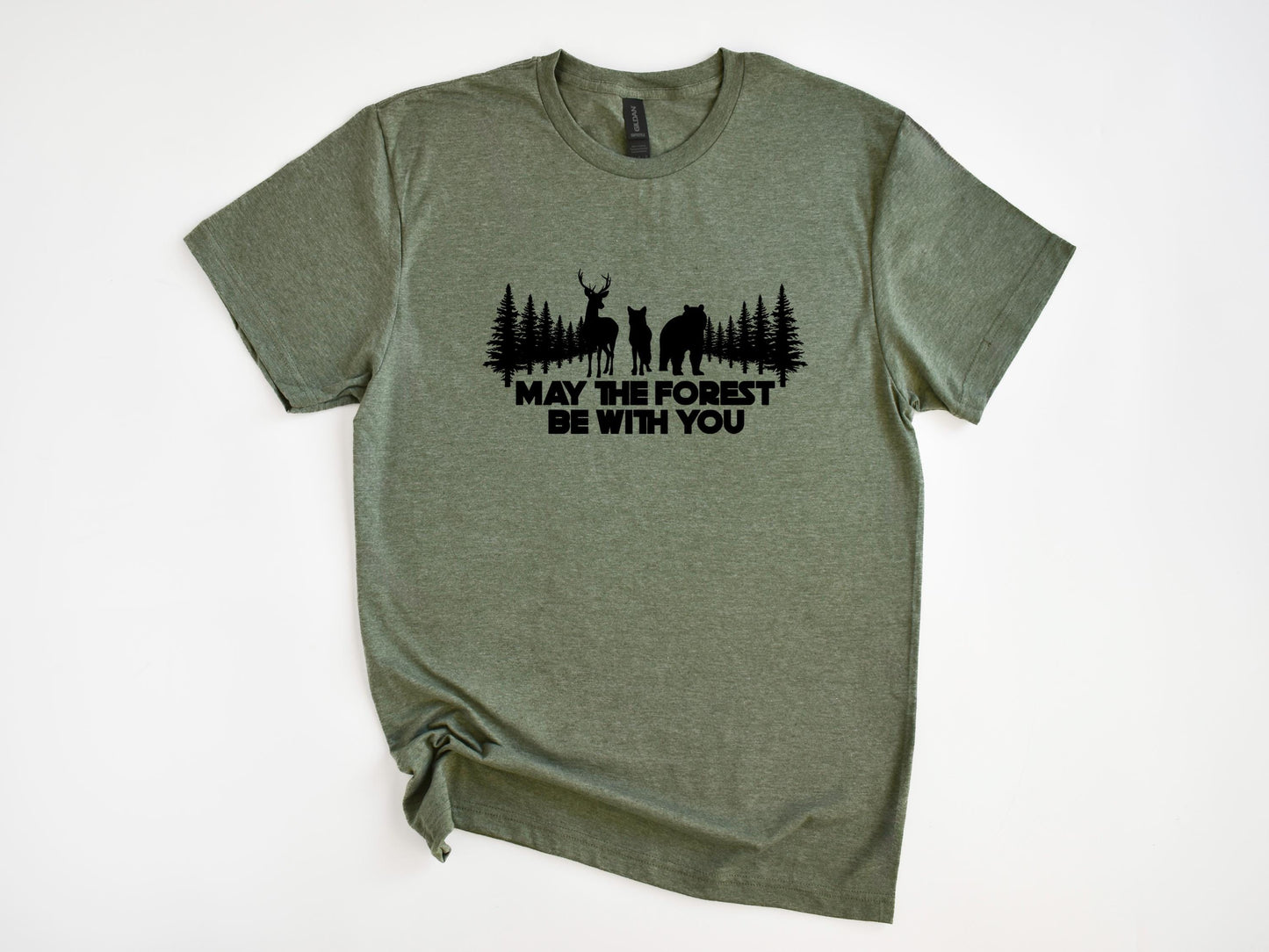 May the Forest Be With You Unisex Comfort Colors Tee T-shirt Tshirt