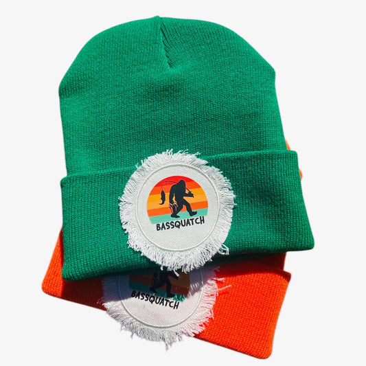 Bigfoot Bassquatch Fishing Beanie