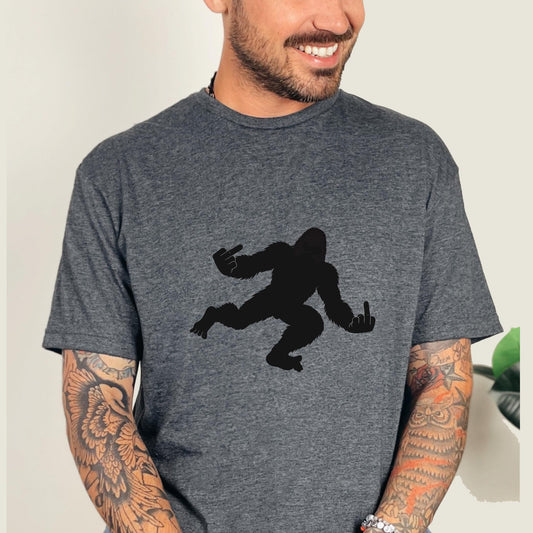 CLEARANCE FAFO Bigfoot Tee: Comfort Colors Graphic T-Shirt UNISEX Middle Finger