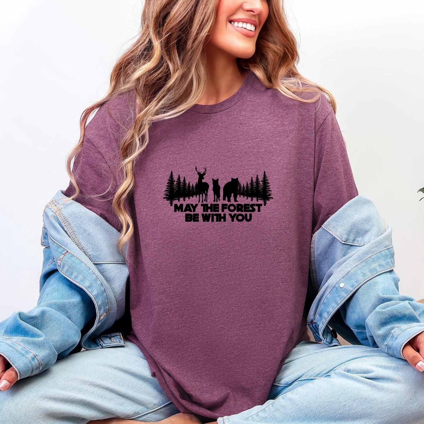 May the Forest Be With You Unisex Comfort Colors Tee T-shirt Tshirt