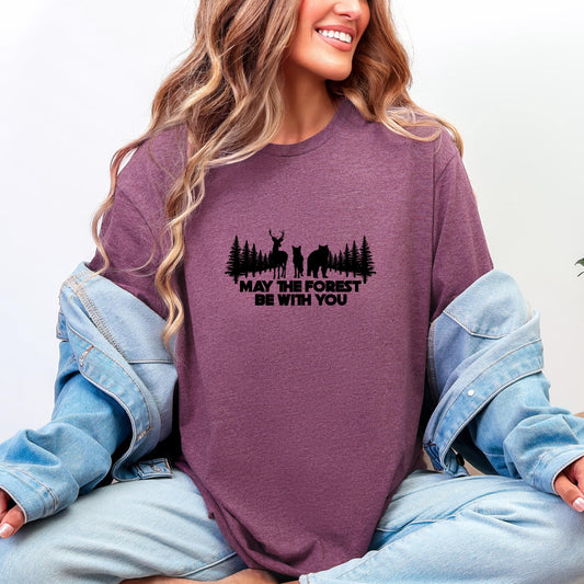 May the Forest Be With You Unisex Comfort Colors Tee T-shirt Tshirt