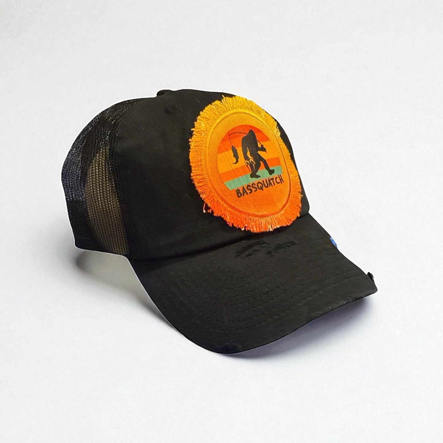 Basssquatch Fishing Bigfoot Sasquatch Hat Cap