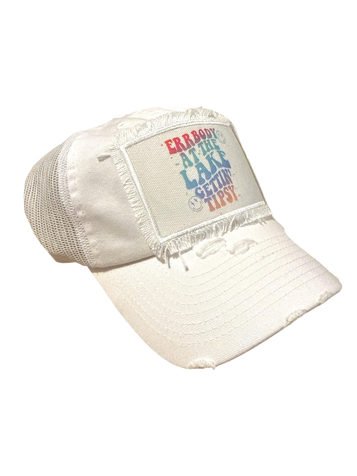 Errbody at the Lake Gettin Tipsy Lake Life Hat Camping Cap